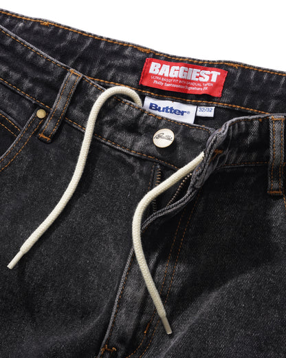 Butter Goods Santosuosso Denim Pants - Gun Metal