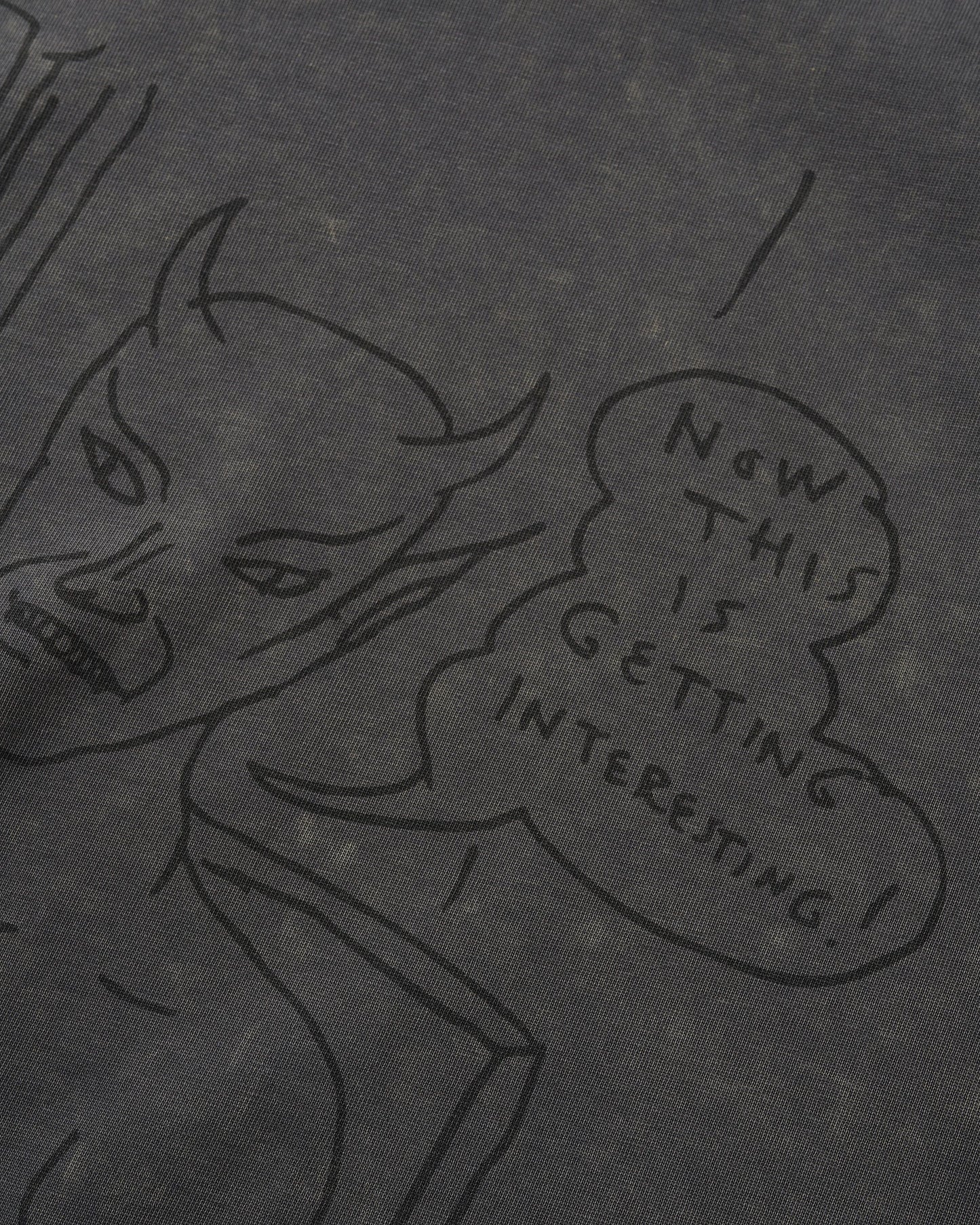 Butter Goods x Daniel Johnston Satan Tee - Black Acid Wash