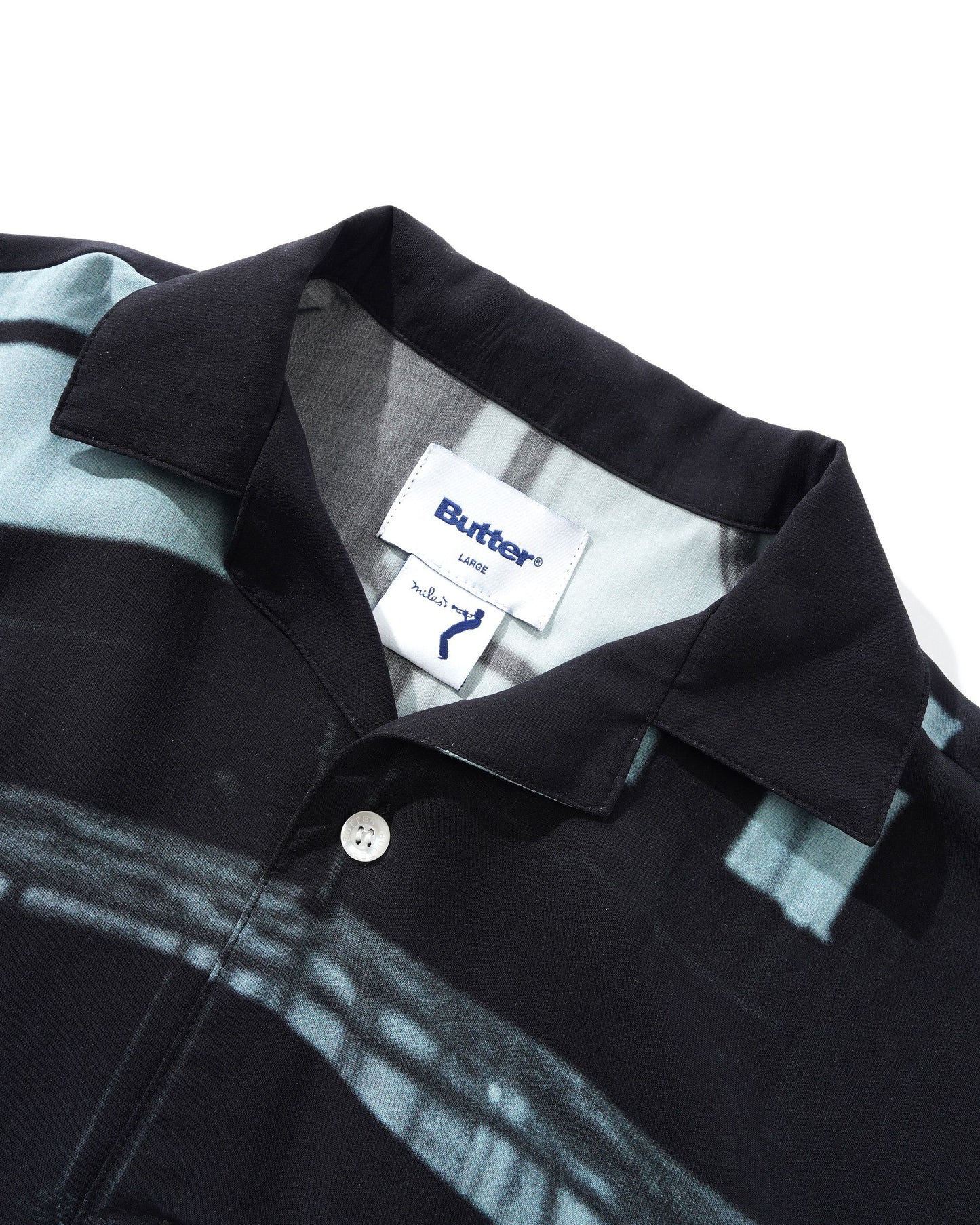 Butter Goods Miles Davis Savoy Rayon Shirt - Black