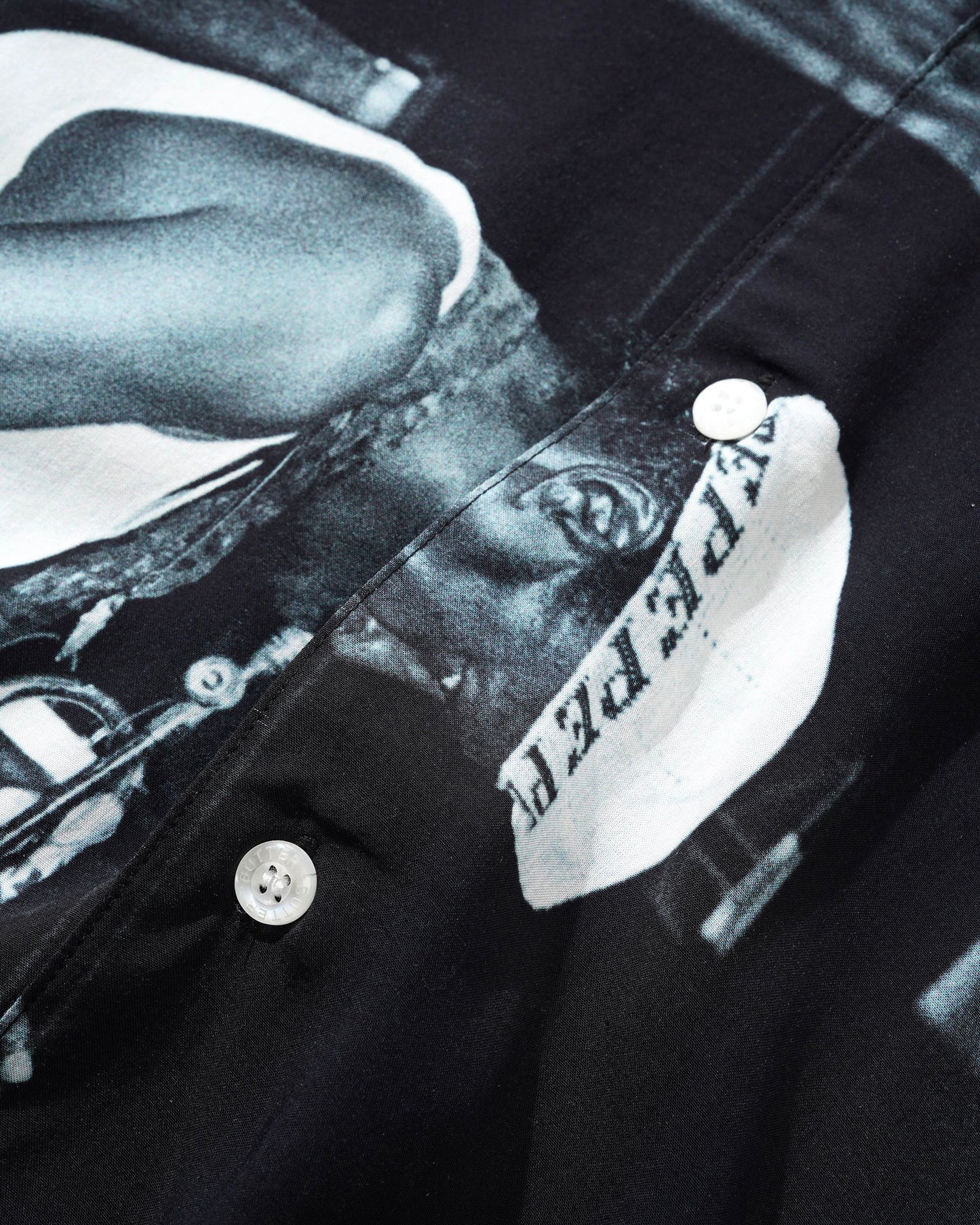 Butter Goods Miles Davis Savoy Rayon Shirt - Black