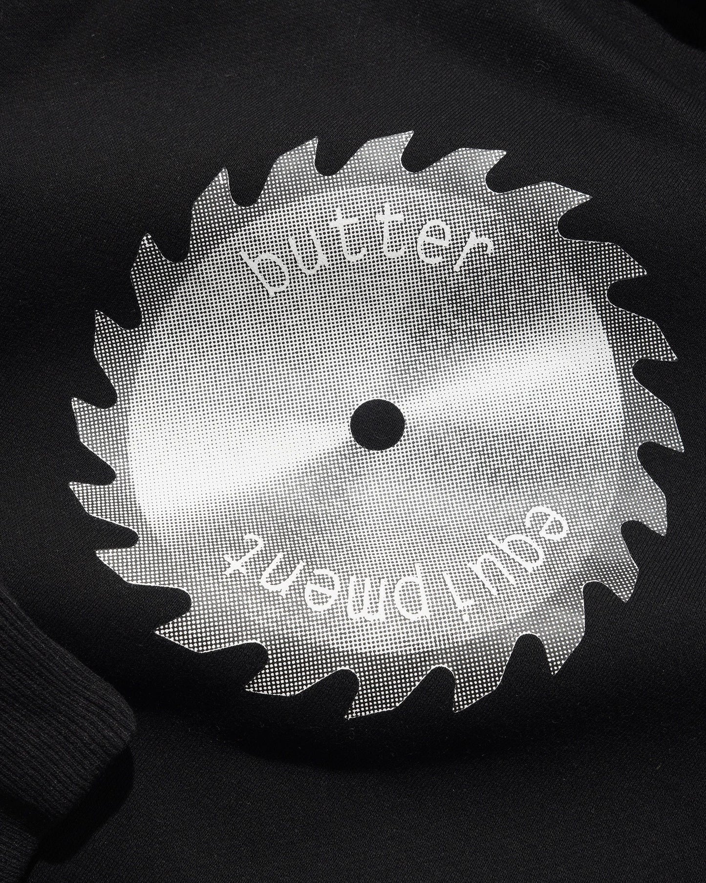 Butter Goods Saw Blade Hoodie - Black