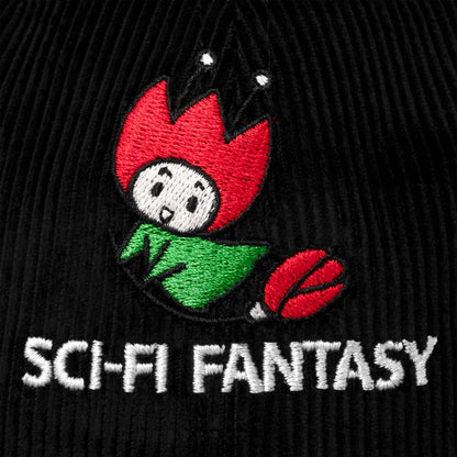 Sci-Fi Fantasy Flying Rose Hat - Black