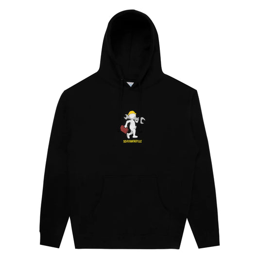 Sci-Fi Fantasy Tech Support Hood - Black