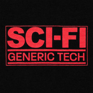 Sci-Fi Fantasy Generic Tech Tee - Black