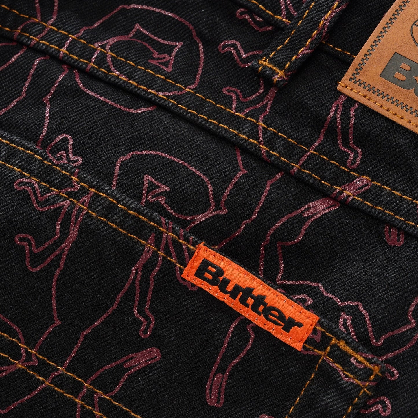 Butter Goods Scorpion Denim Jeans - Washed Black