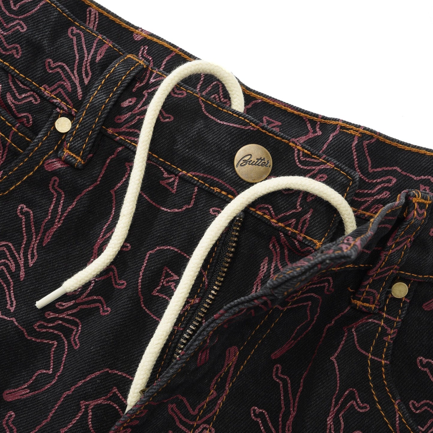 Butter Goods Scorpion Denim Jeans - Washed Black