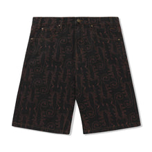 Load image into Gallery viewer, Butter Goods Scorpion Denim Shorts - Washed Black