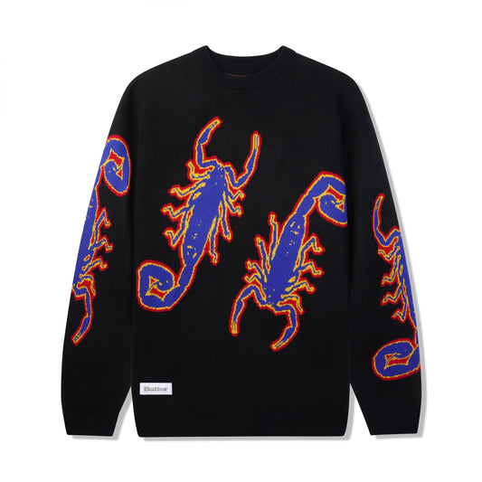 Butter Goods Scorpion Knit Sweater - Black