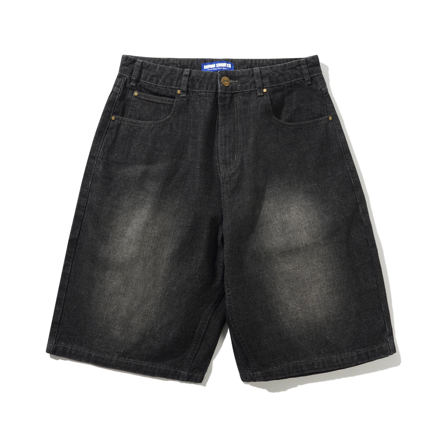 Butter Goods Scorpion Stitch Denim Shorts - Slub Black