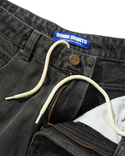 Butter Goods Scorpion Stitch Denim Shorts - Slub Black