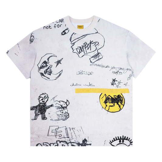 Carpet Company Scrapbook Tee - White