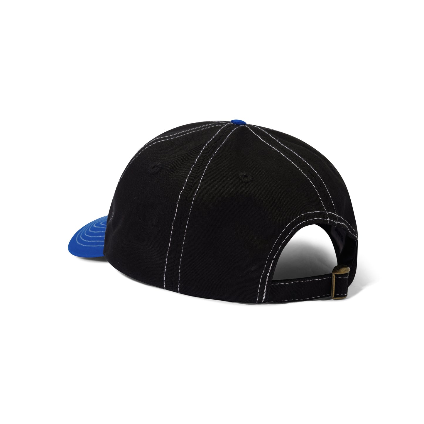 Butter Goods Scratch 6 Panel Cap - Black/Royal Blue