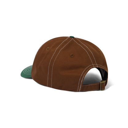 Butter Goods Scratch 6 Panel Cap - Brown/Forest