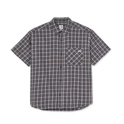 Polar Mitchell Poplin Shirt - Graphite/Gold