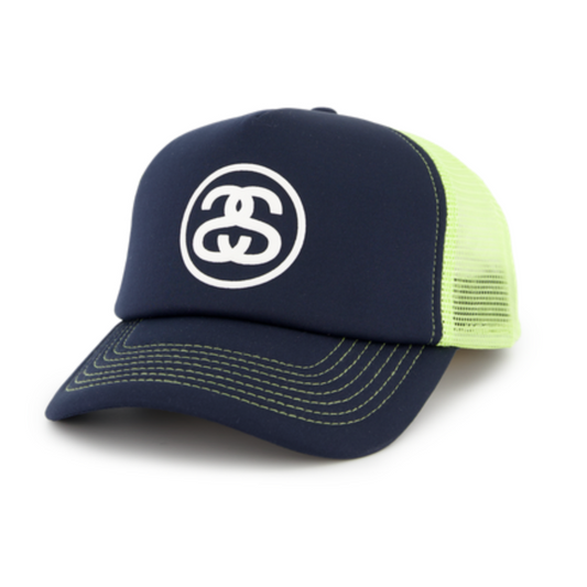 Stussy SS Link Trucker Cap - Navy