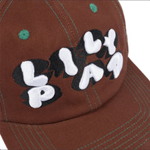 Load image into Gallery viewer, Lily Pad Black and White Logo Hat - Brown