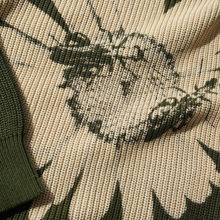 Load image into Gallery viewer, Butter Goods Sunflower Knit Sweater - Army