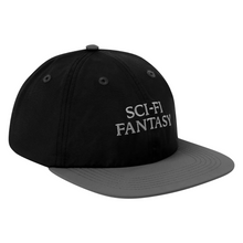 Load image into Gallery viewer, Sci-Fi Fantasy Nylon Logo Hat - Black