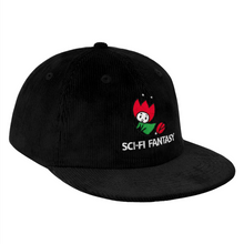 Load image into Gallery viewer, Sci-Fi Fantasy Flying Rose Hat - Black