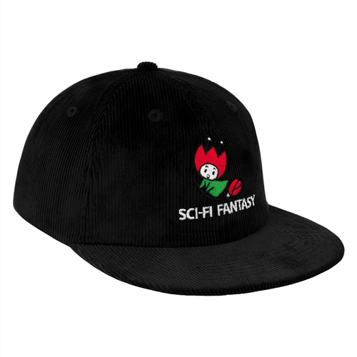 Sci-Fi Fantasy Flying Rose Hat - Black