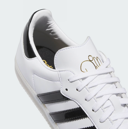 Adidas Dill Samba Patent Leather - White/Black