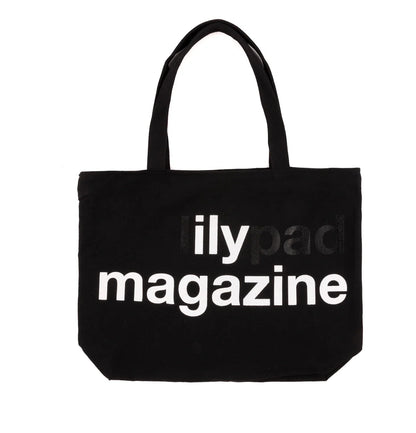 Lilypad ILY Magazine 20L Canvas Zipper Tote - Black