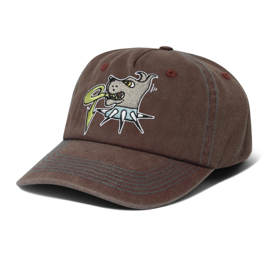 Butter Goods Canine 5 Panel Cap - Washed Brown