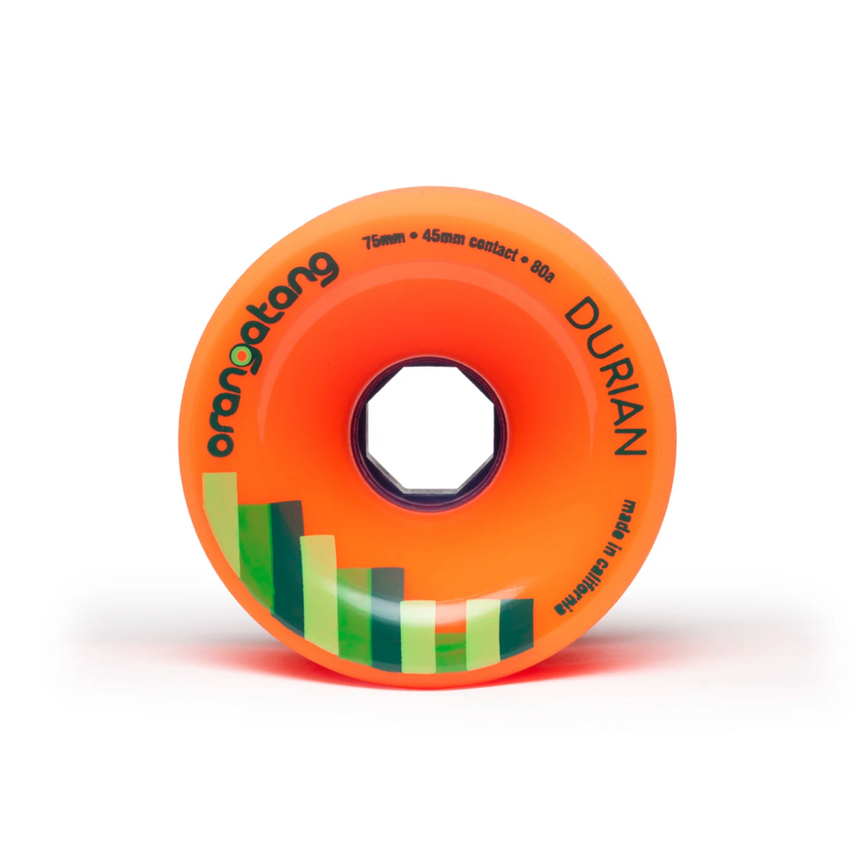 Orangatang Wheels Durian Orange - 80a 75mm
