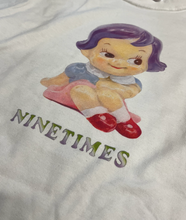 Load image into Gallery viewer, Ninetimes Doll Longsleeve Tee - White