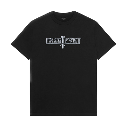 Pass-Port Screwed Tee - Black