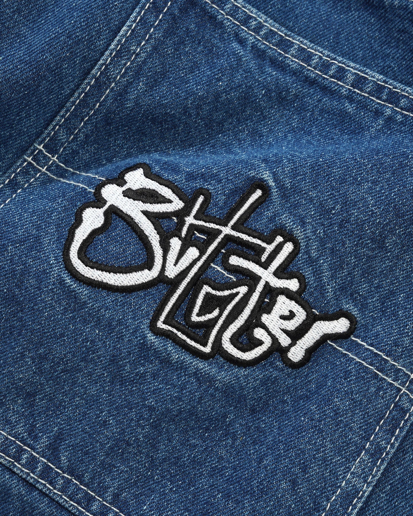 Butter Goods Scribble Denim Jeans - Mid Blue