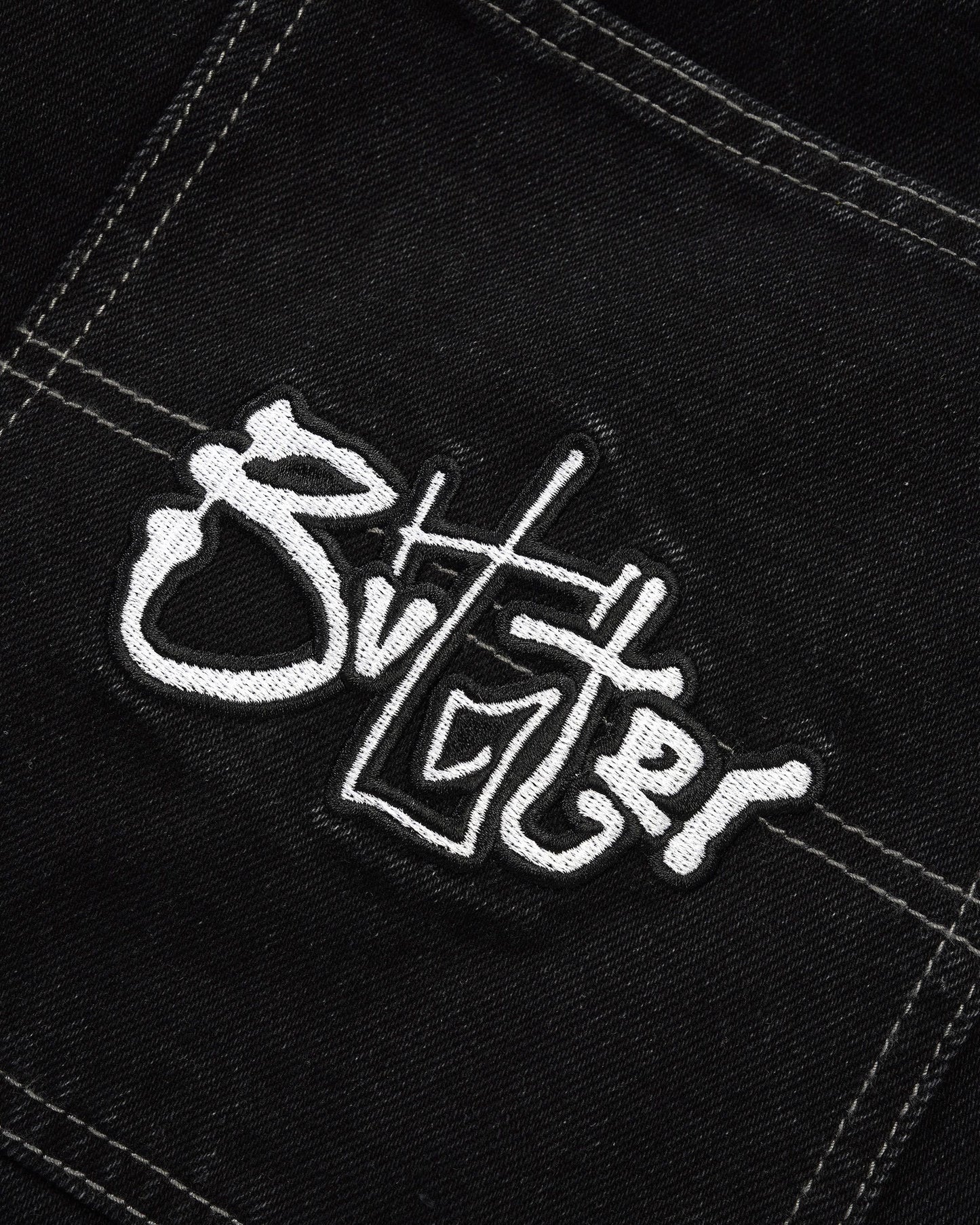 Butter Goods Scribble Denim Jeans - Washed Black