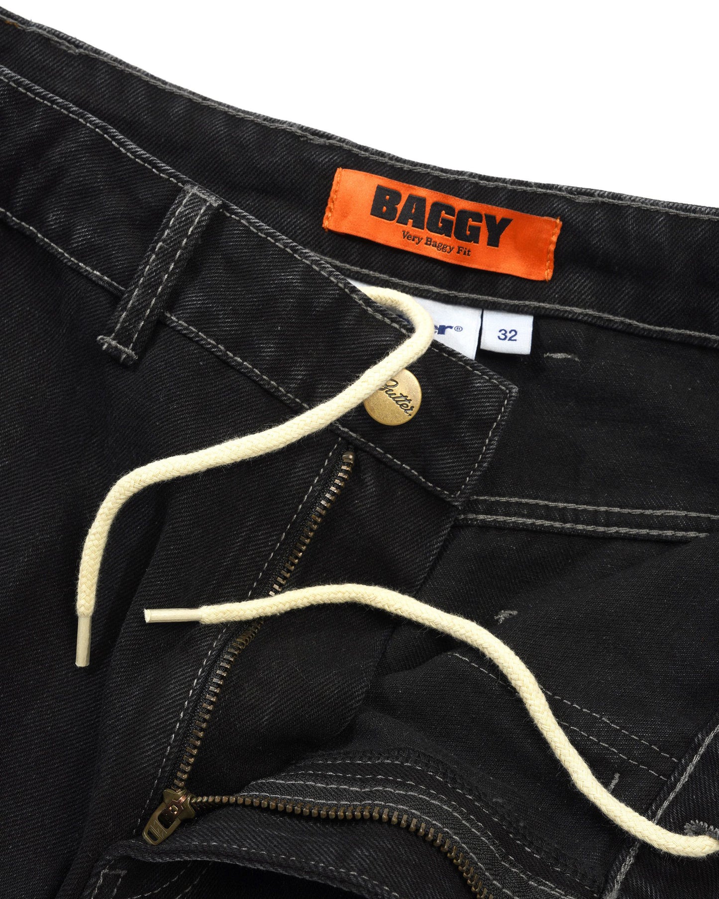 Butter Goods Scribble Denim Jeans - Washed Black