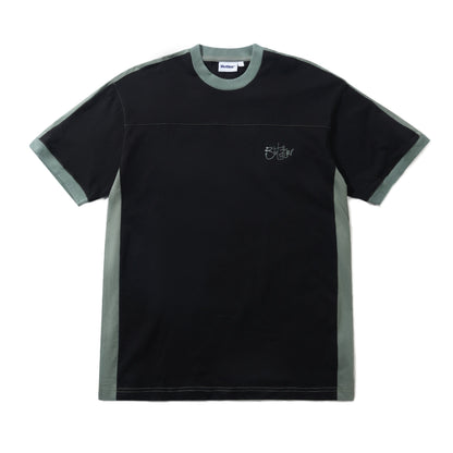 Butter Goods Scribble Football Tee - Black/Canteen