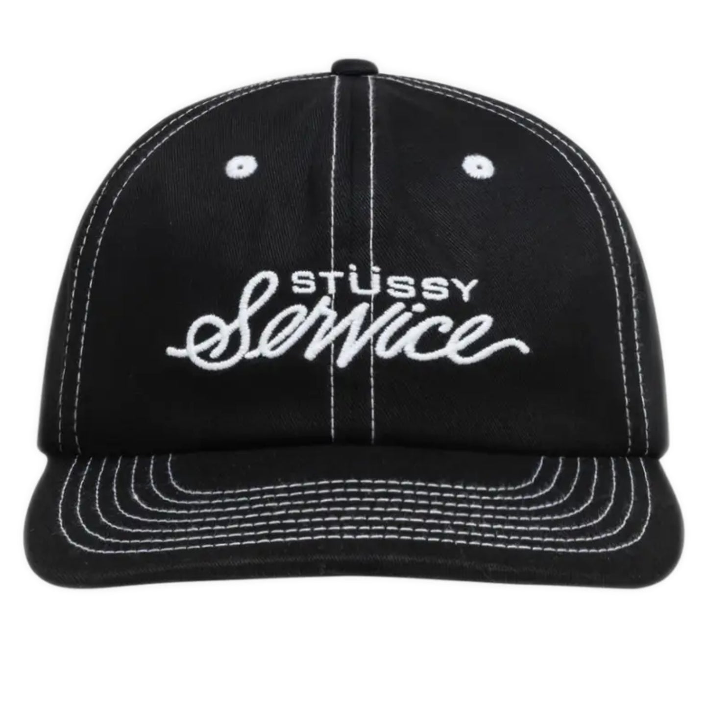 Stussy Service Strapback Cap - True Black