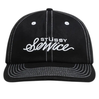 Stussy Service Strapback Cap - True Black