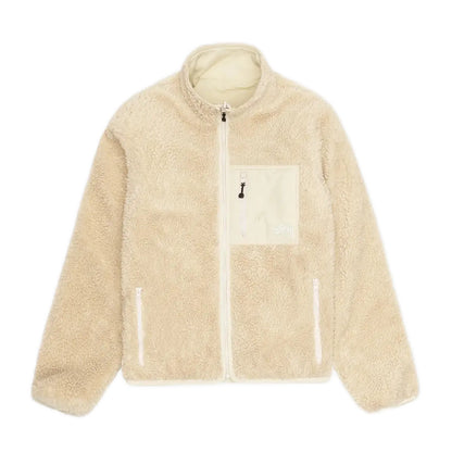 Stussy Sherpa Reversible Jacket - Natural