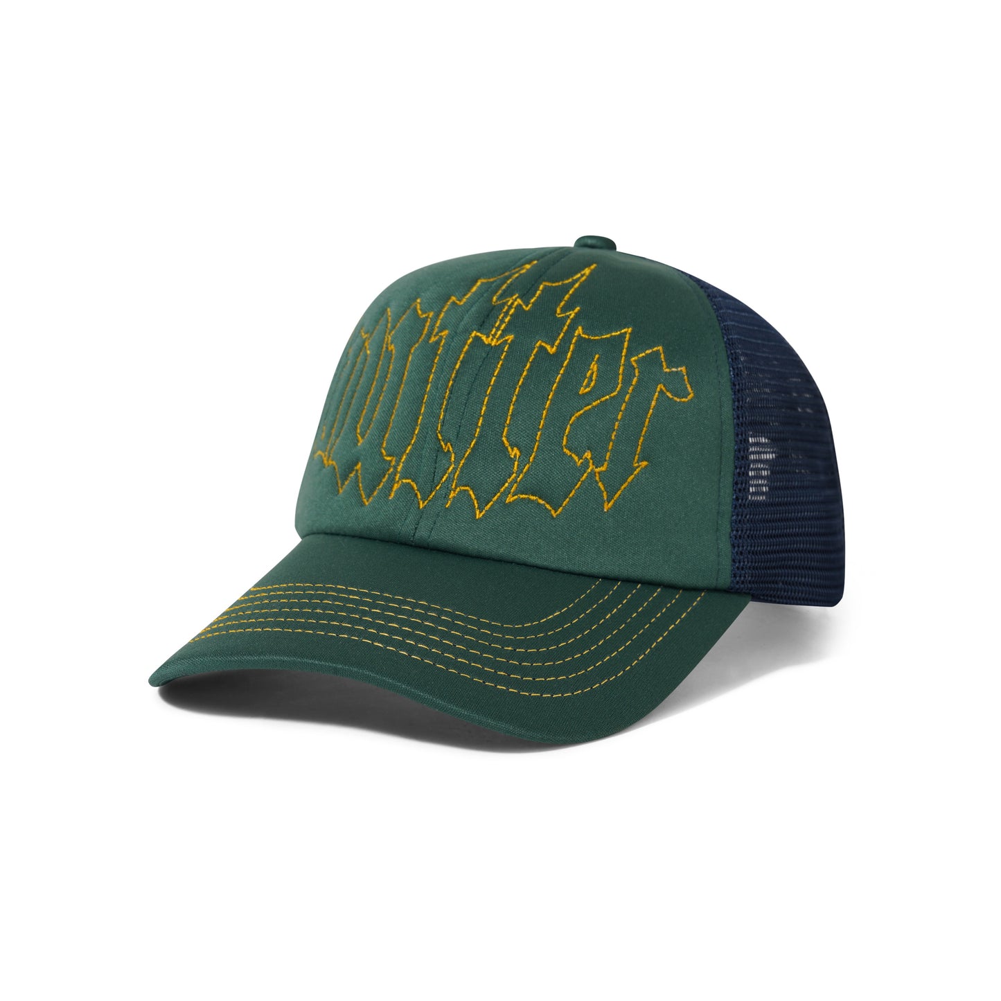 Butter Goods Shock Trucker Cap - Dark Forest