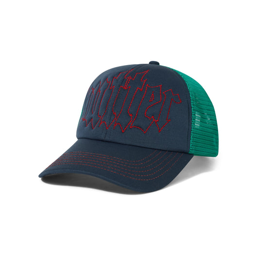 Butter Goods Shock Trucker Cap - Navy