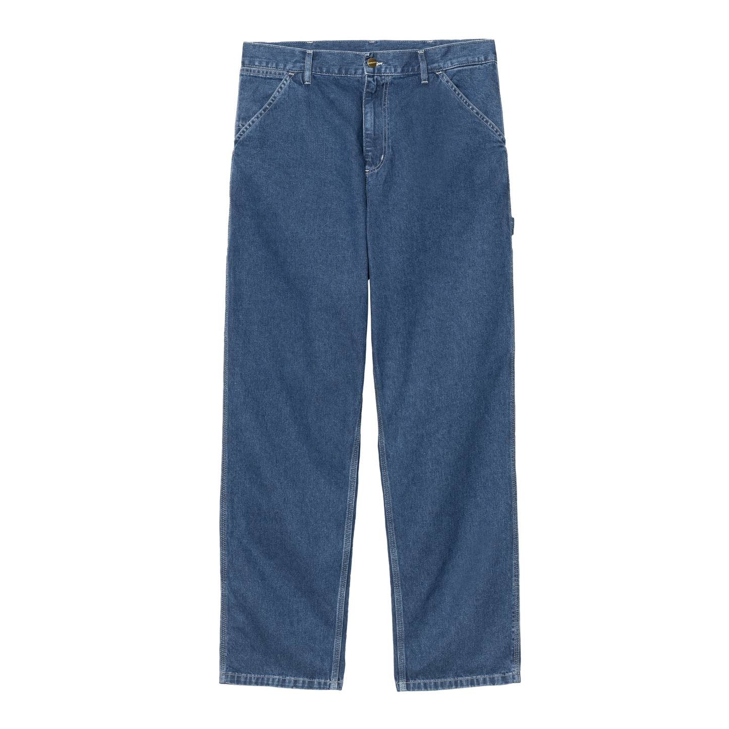 Carhartt WIP Single Knee Pant - Blue Stone Washed Heart