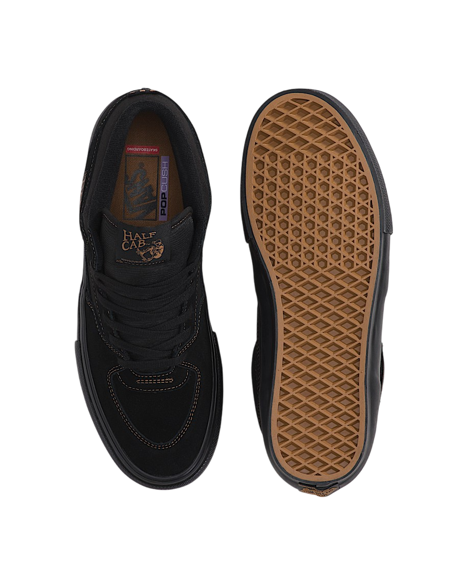 Vans Skate Half Cab - Black/Black/Brown