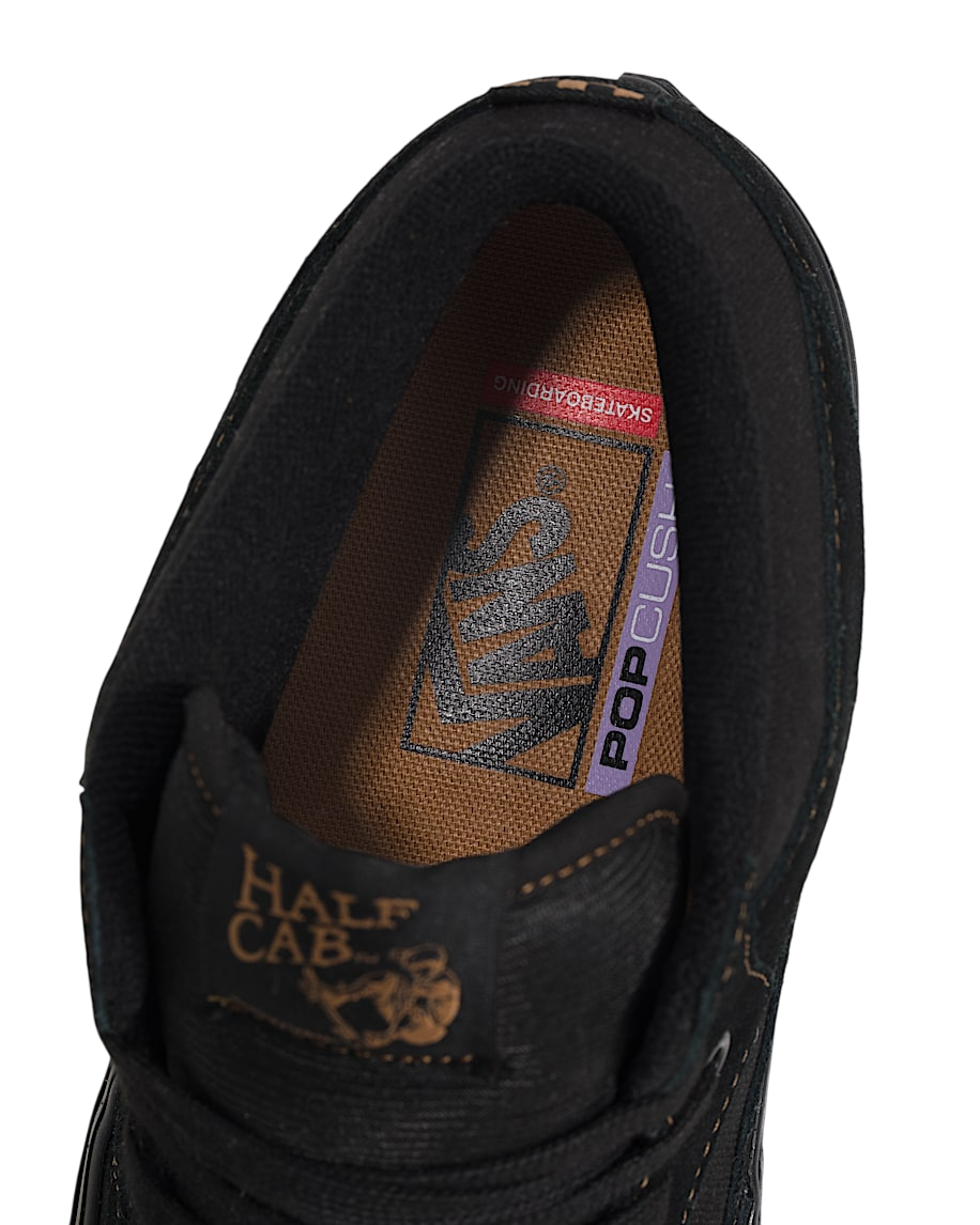 Vans Skate Half Cab - Black/Black/Brown
