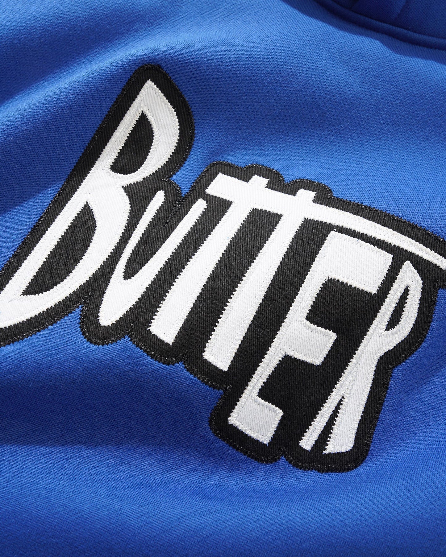 Butter Goods Sketch Applique Pullover Hoodie - Royal