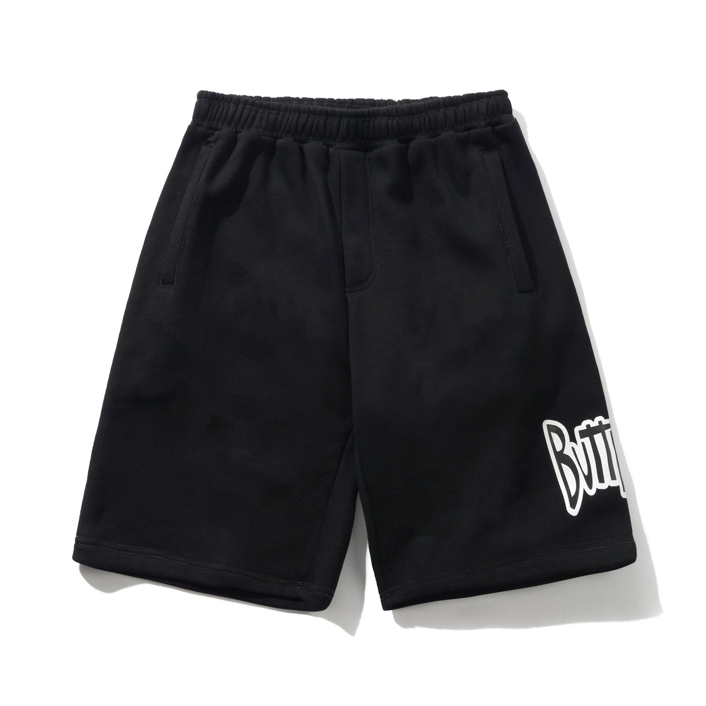 Butter Goods Sketch Fleece Shorts - Black