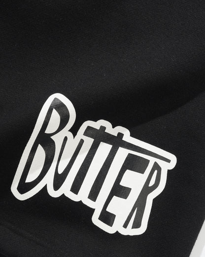 Butter Goods Sketch Fleece Shorts - Black