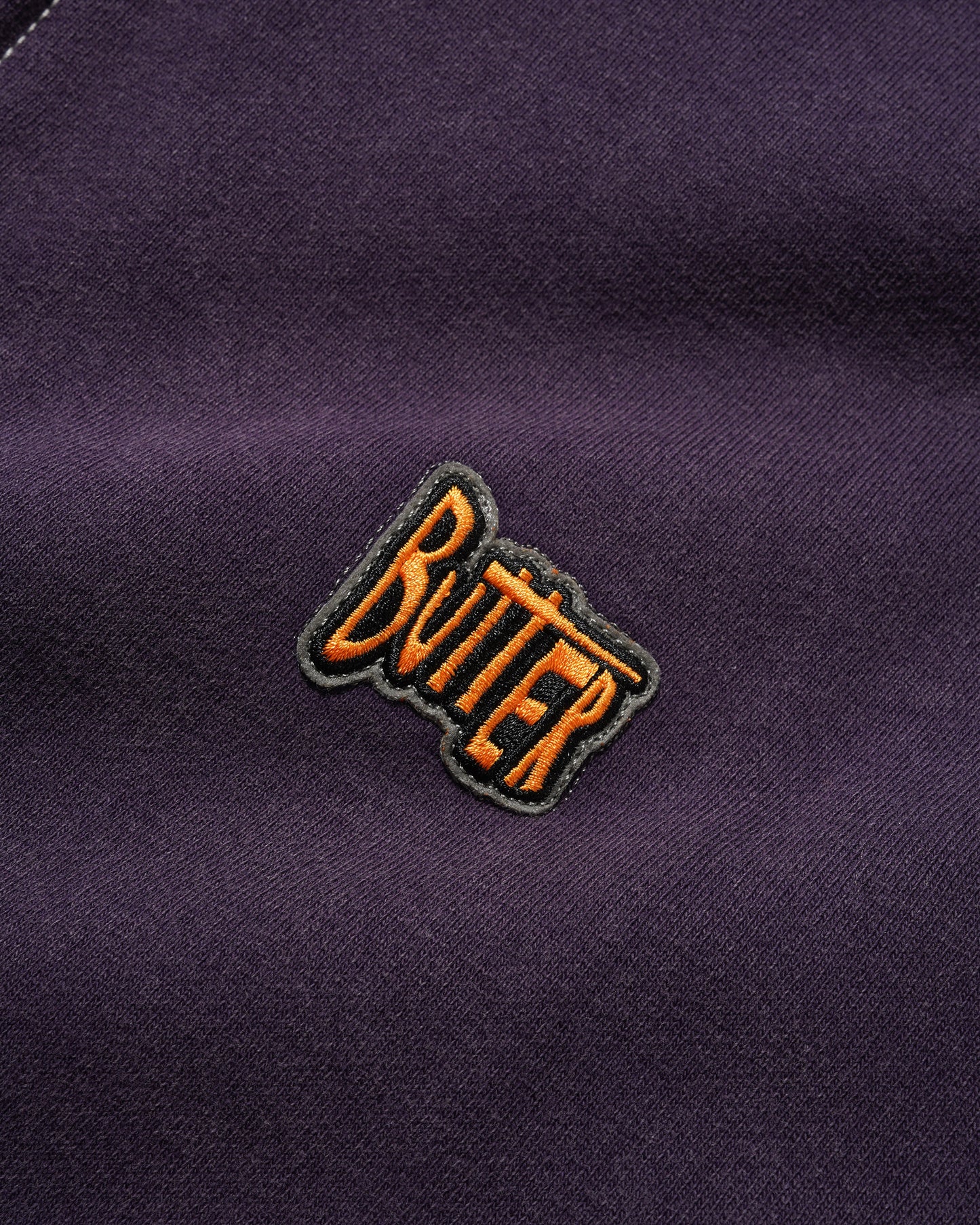 Butter Goods Sketch Zip Up Hoodie - Eggplant