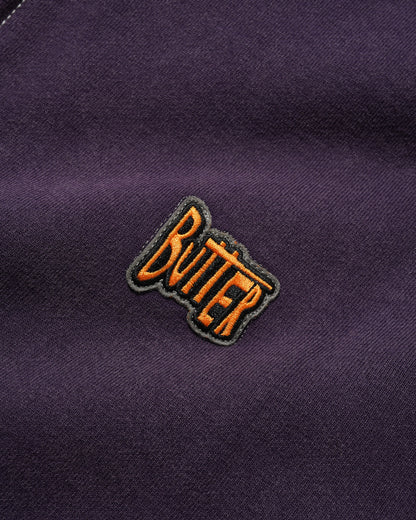 Butter Goods Sketch Zip Up Hoodie - Eggplant