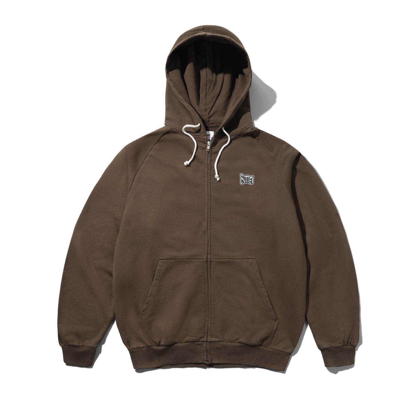 Butter Goods Sketch Zip Up Hoodie - Brown