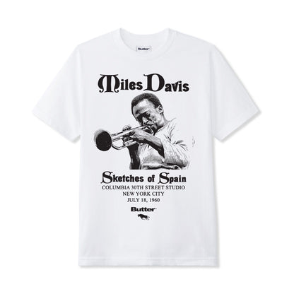 Butter Goods Miles Davis Sketches Of Spain Tee - White