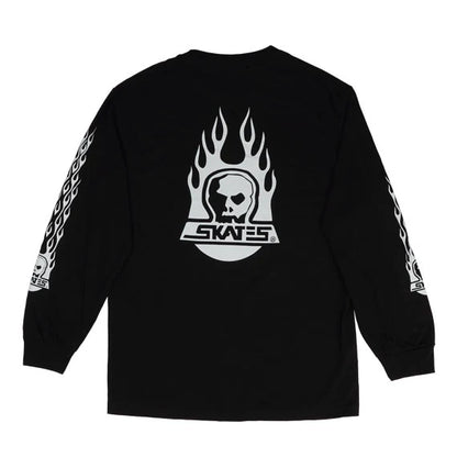 Skull Skates Burnt Fireball Longsleeve - Black